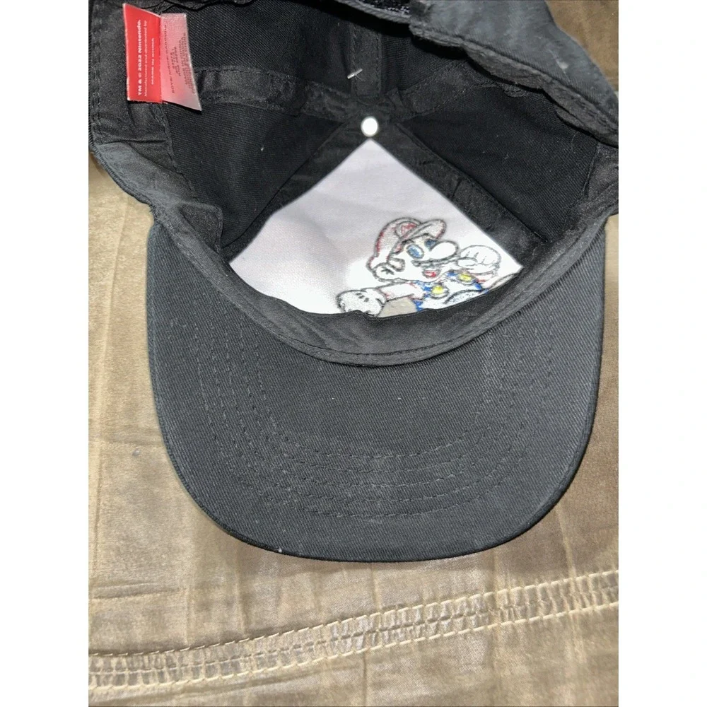 Super Mario‎ Bros Hat Kids Child OS one size fits most Strap back